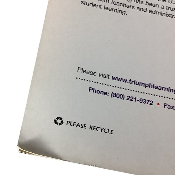 New Jersey ASK Coach Mathematics Grade 2 By Triumph Learning Paperback 2004 - Picture 10 of 14